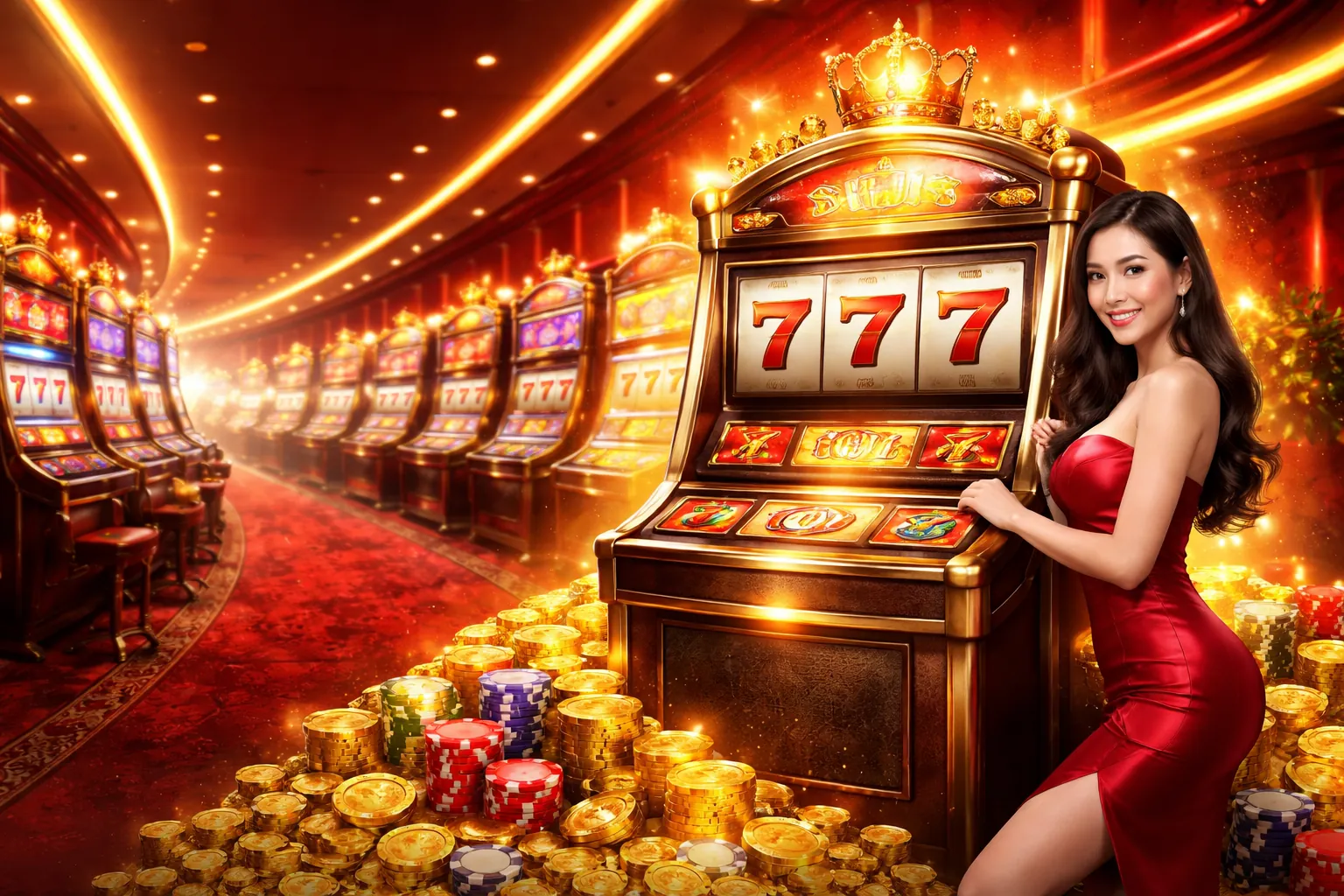 Người chơi vui vẻ trải nghiệm slot game tại full88 win
